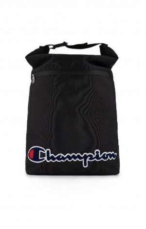 Borse Donna Champion Folding Top Script Logo Backpack Nere | 6385-WFAPV