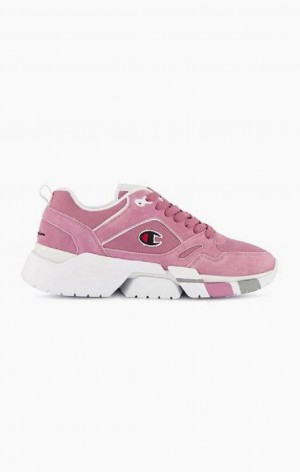 Scarpe Sportive Donna Champion Lander Scamosciate and Mesh Trainers Viola | 7238-AIOCE