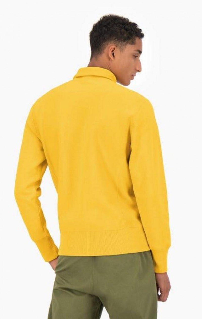 Felpe Uomo Champion High Neck Reverse Weave Sweatshirt Oro | 2143-LSJPK