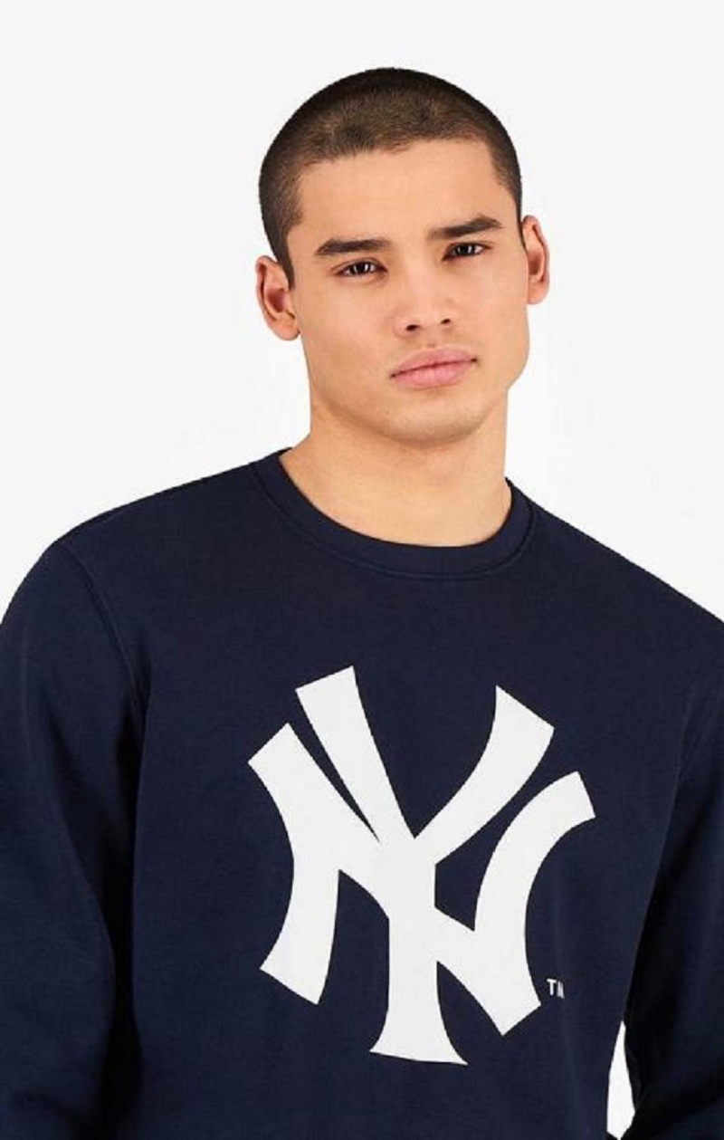 Felpe Uomo Champion New York MLB Sweatshirt Blu Scuro | 2475-EXRWK