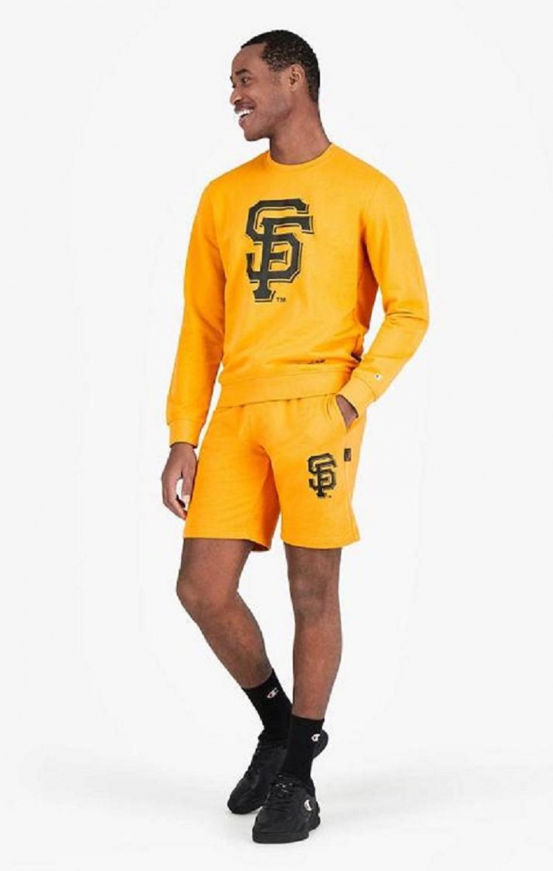 Felpe Uomo Champion San Francisco MLB Sweatshirt Arancioni | 7136-WYRUN