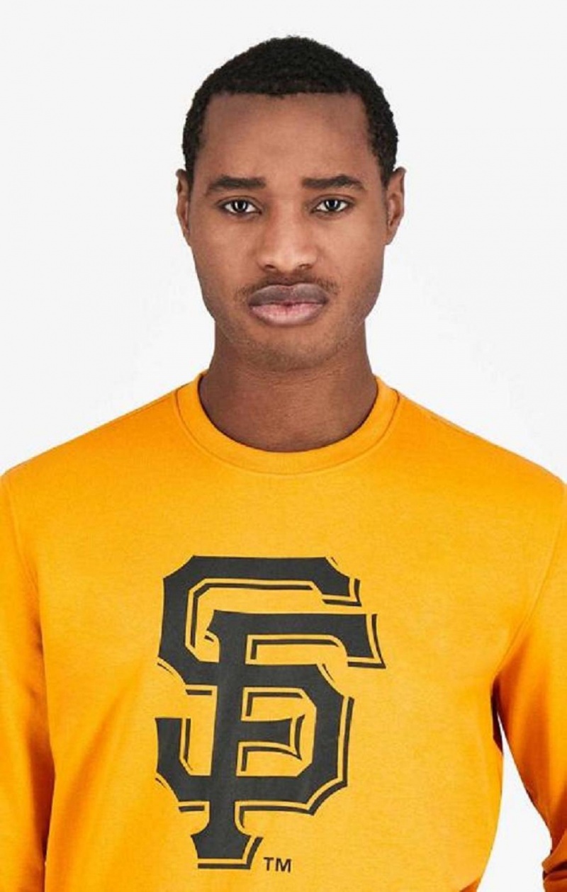 Felpe Uomo Champion San Francisco MLB Sweatshirt Arancioni | 7136-WYRUN