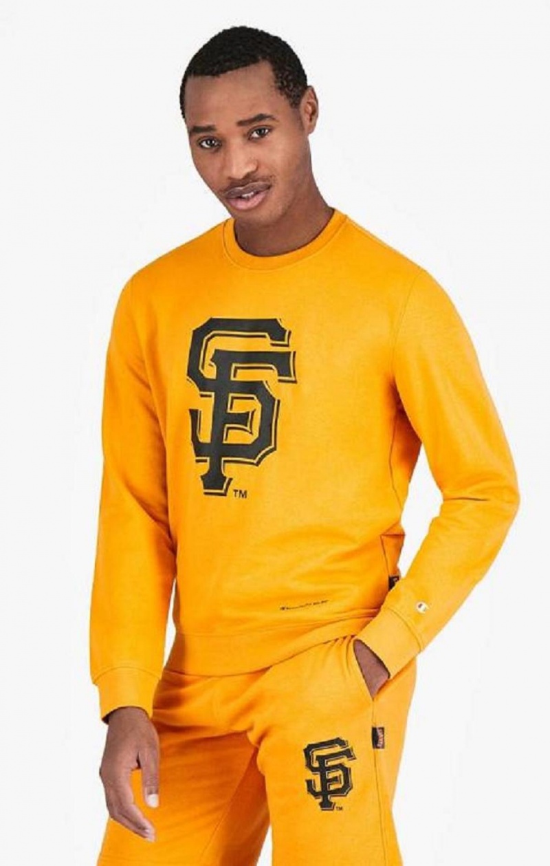 Felpe Uomo Champion San Francisco MLB Sweatshirt Arancioni | 7136-WYRUN