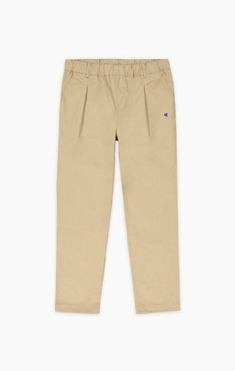 Pantaloni Jogger Uomo Champion Tapered Woven Trousers Marroni Chiaro | 6423-MRTVQ